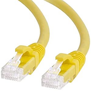 C2g/ cables to go C2G 27192 Cat6 Cable - Snagless Unshielded Ethernet Network Patch Cable, Yellow (7 Feet, 2.13 Meters) UTP 7 Feet/ 2.13 Meters Yellow
