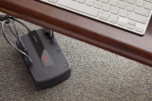 APC UPS Battery Backup for Computer, BE550G Surge Protector with Battery Backup, Dataline Protection 550VA Battery Backup