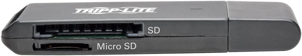 Tripp Lite USB 3.0 SuperSpeed SD/Micro SD Adapter, Memory Card Media Reader 5 Gbps (U352-000-SD) , black SDXC/SDHC