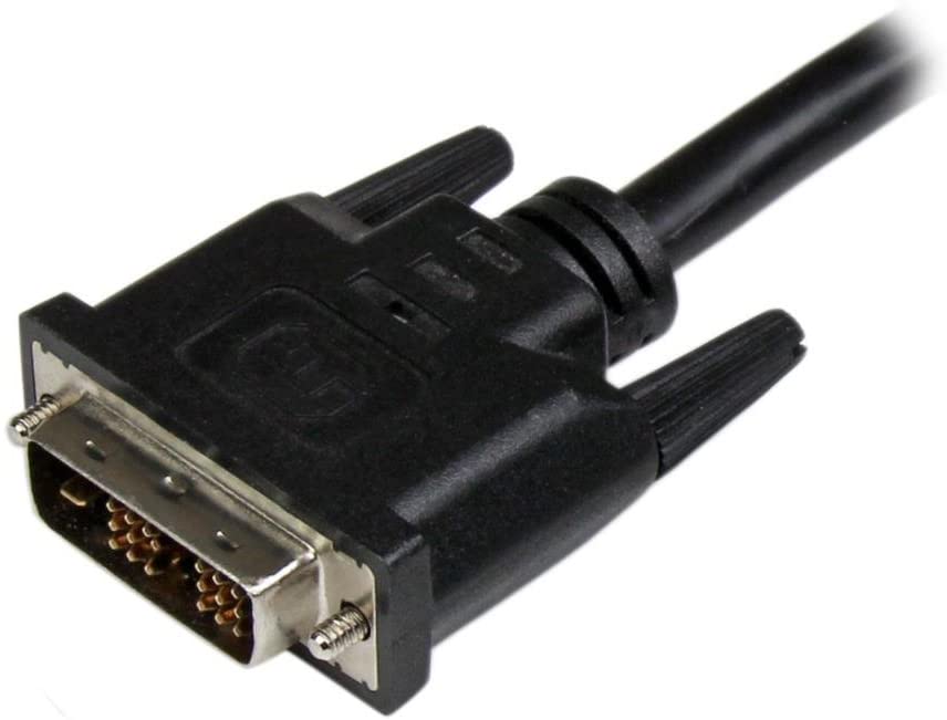 StarTech.com 3 ft DVI-D Single Link Cable - Male to Male DVI-D Digital Video Monitor Cable - DVI-D M/M - Black 3 Feet - 1920x1200 (DVIMM3)