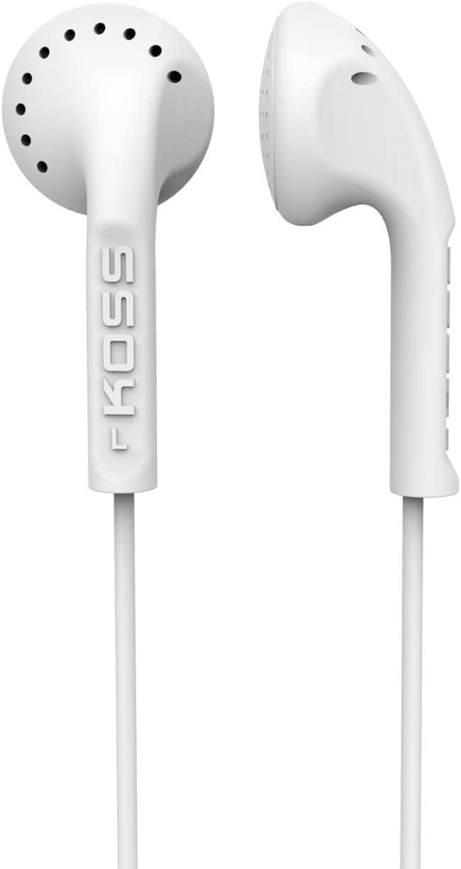 KOSS 190629 Ke10 Soft Sculpted Earbuds, White