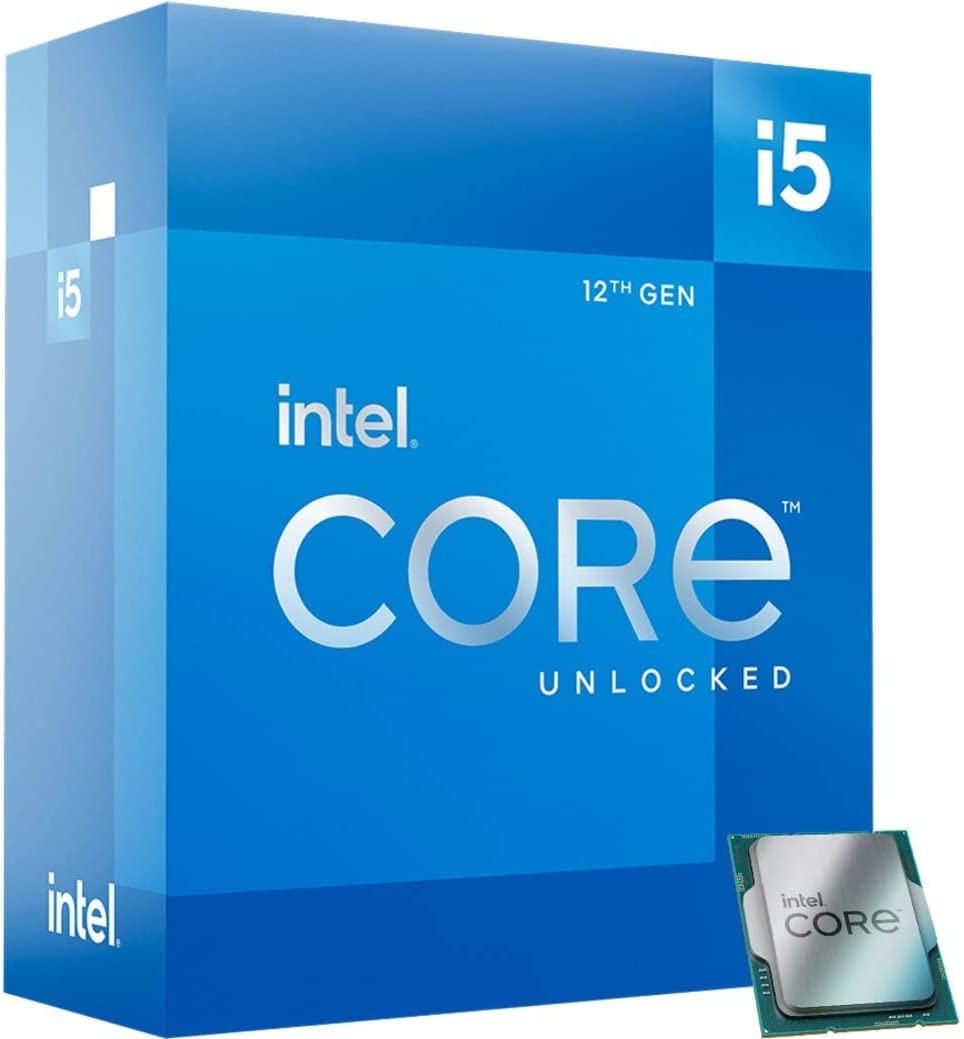 Intel Core i5-12600K Desktop Processor 10 (6P+4E) Cores up to 4.9 GHz Unlocked LGA1700 600 Series Chipset 125W