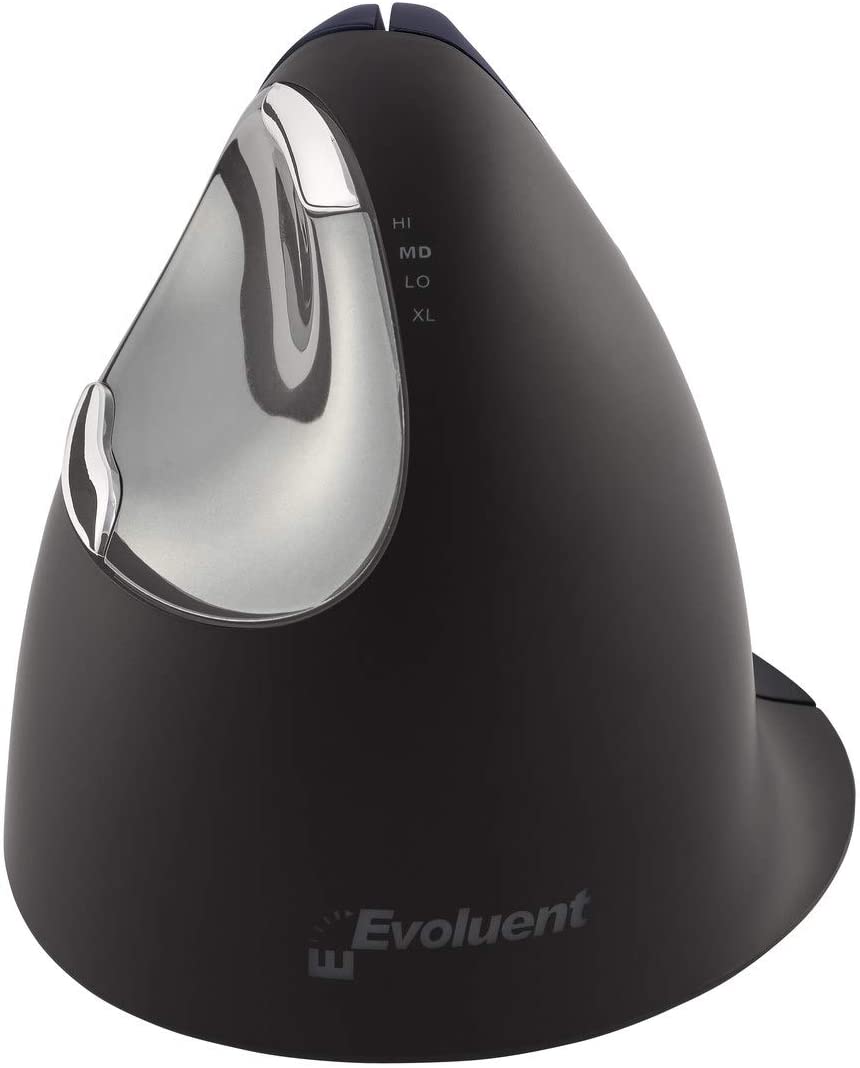 Evoluent VM4RW VerticalMouse 4 Right Hand Ergonomic Mouse with Wireless Connection (Regular Size)