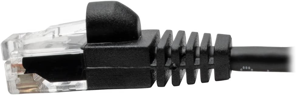 Tripp Lite Cat6a 10G Ethernet Cable, Snagless Molded Slim UTP Network Patch Cable (RJ45 M/M), Black, 4 ft. (N261-S04-BK) Black 4-ft.