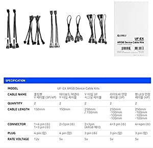 LIAN LI ARGB Device Cable Kits UF-EX