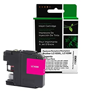 Clover imaging group Clover Imaging Replacement High Yield Ink Cartridge Replacement for Brother LC103XL, Magenta