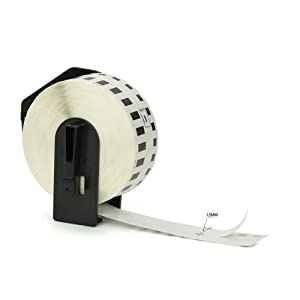 Brother DK-2214 Continuous Paper Label Roll (100 Feet, 1/2" Wide)