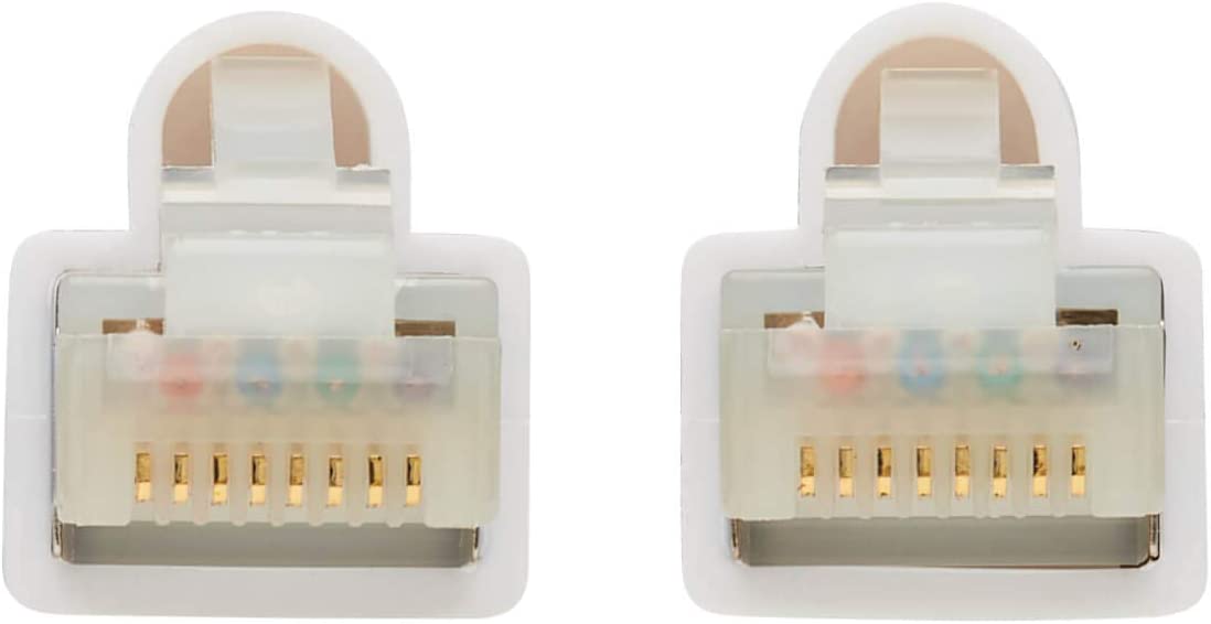 Tripp Lite, Safe-IT, Cat6a, 10G Certified, Snagless, Antibacterial, S/FTP Ethernet Cable, (RJ45 M/M), PoE, White, 5 ft. (N262AB-005-WH)