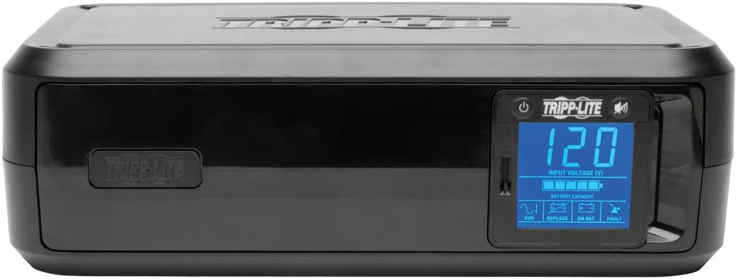 Tripp Lite SMART1000LCD 1000VA 500W UPS Back-Up Smart Tower LCD AVR 120V USB Coax RJ45, 8 Outlets