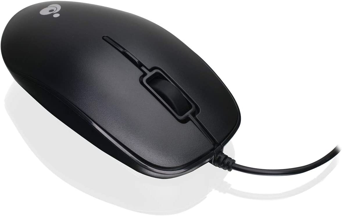 IOGEAR 104-Key Spill-Resistant Keyboard and Mouse Combo - Optical Mouse w/ 1000 DPI - Number Lock, Caps Lock, Scroll Lock LED Indicators - GKM513B Wired Keyboard/Mouse Combo