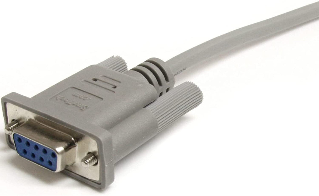 StarTech.com 6ft Straight Through Serial Cable - DB9 M/F (MXT100) Gray - M/F Gray - M/F 6 ft / 2m