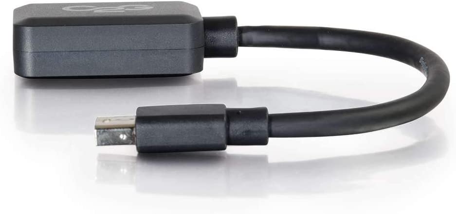 C2g/ cables to go C2G 54313 Mini DisplayPort Male to HDMI Female Adapter Converter, TAA Compliant, Black (8 Inches)