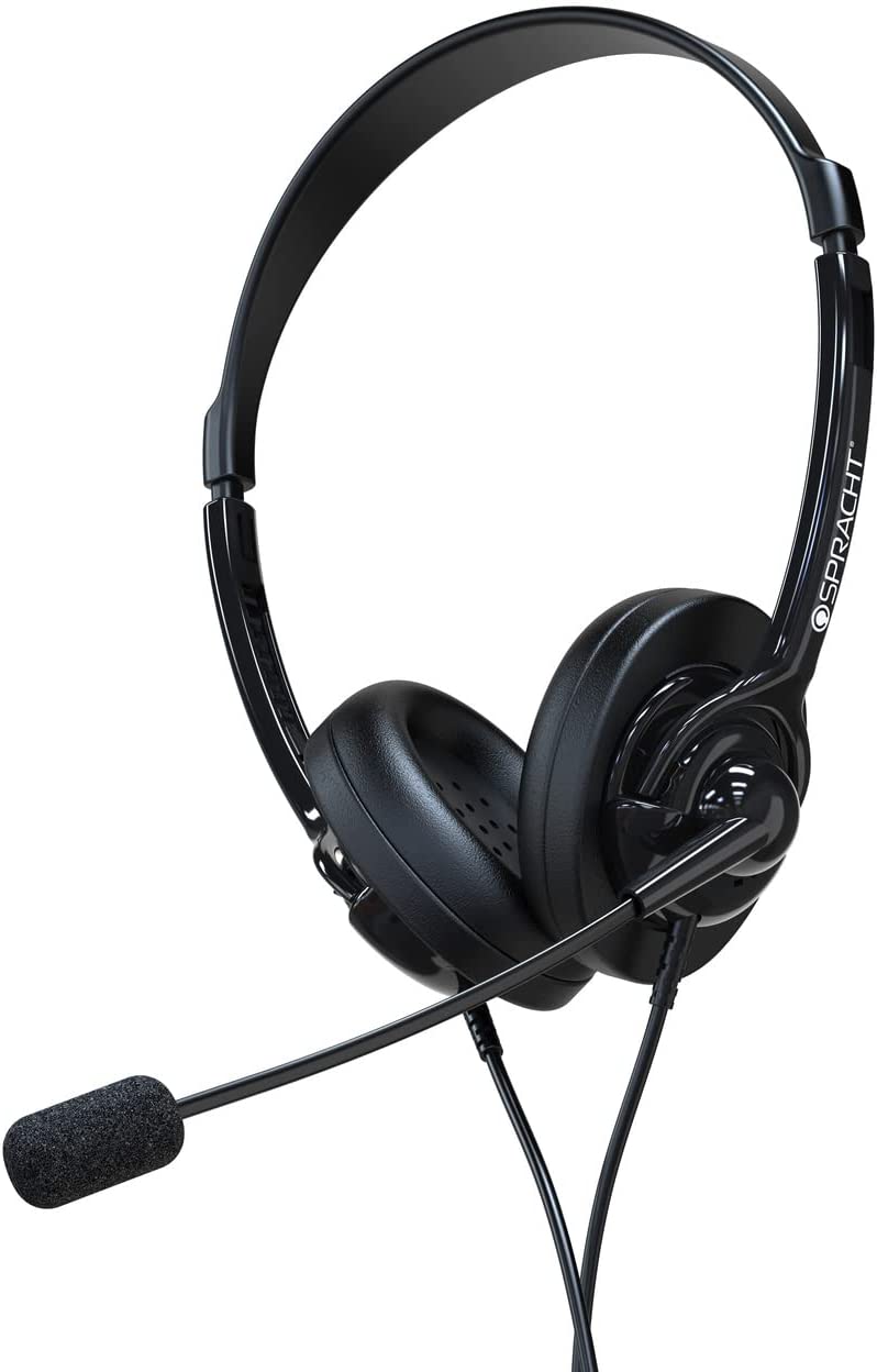 Spracht ZUM350B Stereo 3.5/2.5mm Pin Universal Multimedia Headset - Dual Ear Version