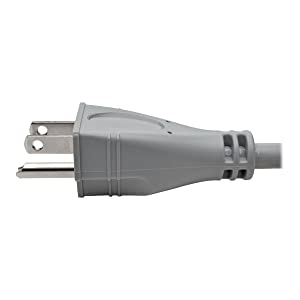 Tripp Lite 6ft Hospital Medical Power Extension Cord 5-15P HG 5-15R HG 120V 13A Gray 6' (P022-006-GY-HG) 6 ft.