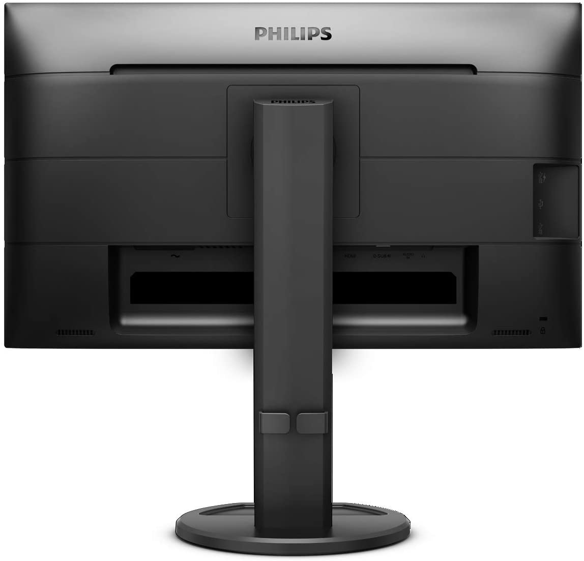 Philips 241B8QJEB 24" Frameless Monitor, Full HD IPS, USB 3.0 hub, Built-in Speakers, VESA, Height Adjustable Stand, TCO Edge, 4Yr Advance Replacement Warranty