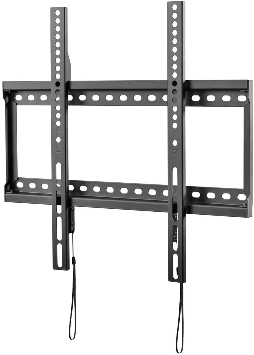 Tripp Lite Fixed 26 to 70 inch TV/Monitor Wall Mount, VESA-Compliant, Horizontal Adjustable Mounting Rails, Flat or Curved Displays, Heavy-Duty Steel, 5-Year Warranty (DWF2670X) 26-70 in. Displays