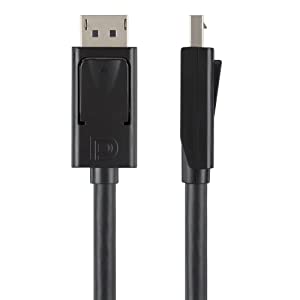 Belkin F2CD001B06-E DisplayPort-Male to HDMI-Male Cable (6 Feet, Black)