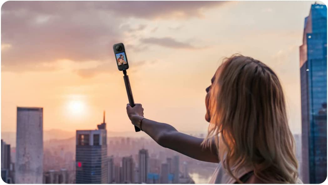 Insta360 Selfie Stick for ONE R, ONE X, ONE, EVO Action Camera, 70cm/27.56in 70cm Invisible Selfie Stick