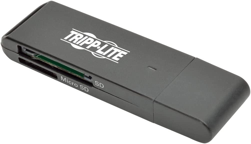 Tripp Lite USB 3.0 SuperSpeed SD/Micro SD Adapter, Memory Card Media Reader 5 Gbps (U352-000-SD) , black SDXC/SDHC