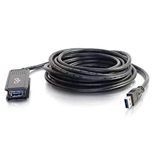 C2g/ cables to go C2G USB Long Extension Cable, USB Cable, USB A to A Cable, Black, 16.4 Feet (5 Meters), Cables to Go 39939 USB A Male to A Female 16.4 Feet Black