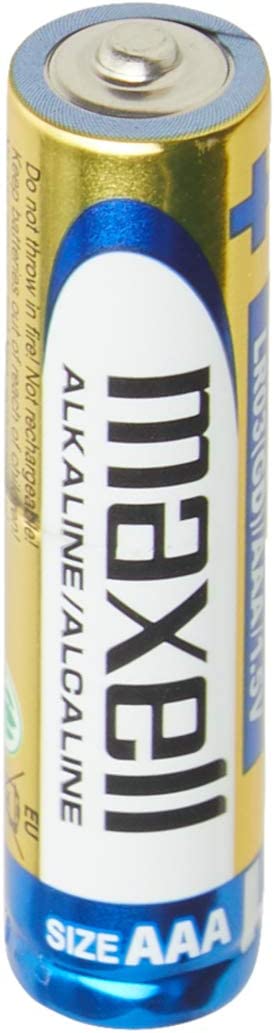 MAXELL 723865 Ready-to-go Long Lasting and Reliable Alkaline AAA Battery ,4 Count (Pack of 1)
