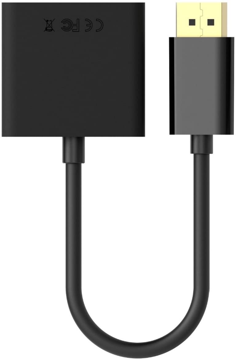 Belkin F2CD005b Displayport to DVI Adapter,Black