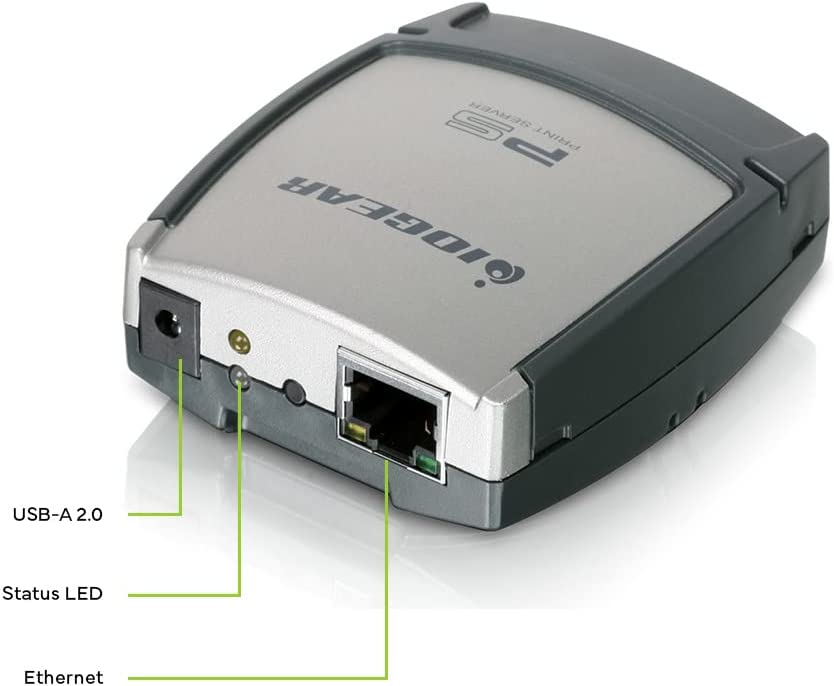 IOGEAR 1-Port USB 2.0 Print Server, GPSU21 English Print Server