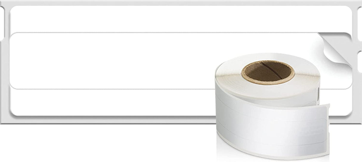 DYMO LW 1-Up File Folder Labels for LabelWriter Label Printers, White, 9/16'' x 3-7/16'', 2 Rolls of 130 (30327) File Folder Labels 2 Rolls