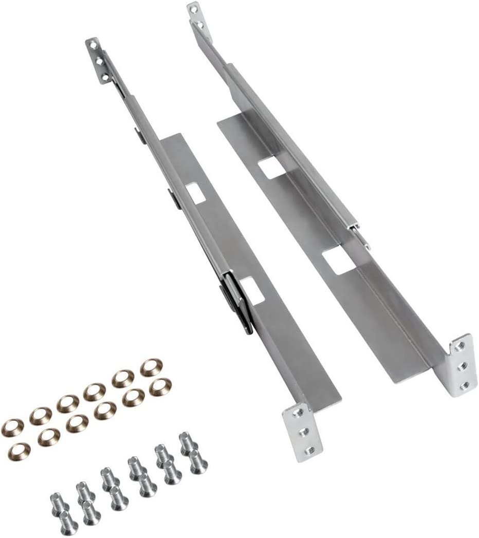 Tripp Lite 4-Post Rack-Mount Shelf Kit Universal for Wallmount Racks 1U (4POSTRAILKITWM), Silver