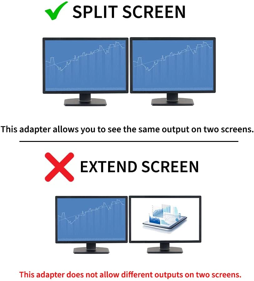 StarTech.com 1ft DVI Splitter Cable - M / F - DVI-D to 2x DVI-D Dual Video Splitter for Your Split Screen Computer Monitor (DVISPL1DD)