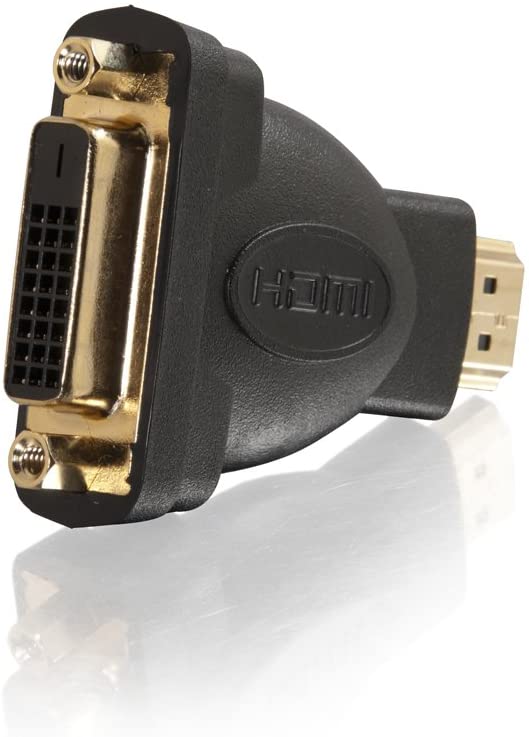 C2g/ cables to go C2G 40745 Velocity DVI-D Female to HDMI Male Inline Adapter, Black