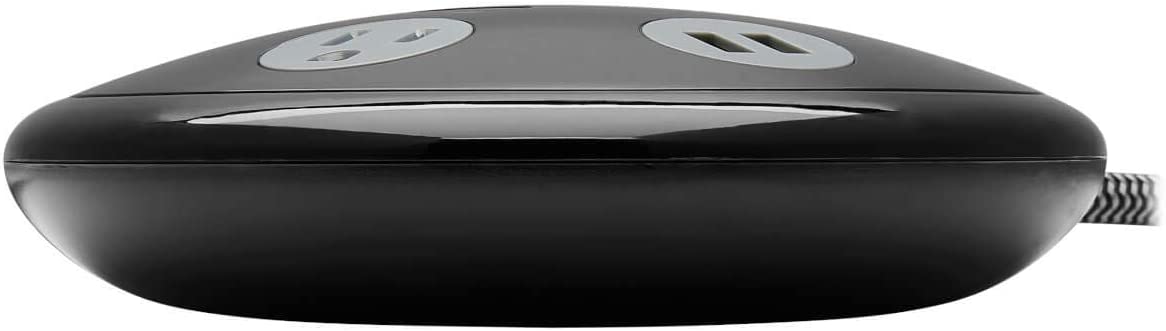 Tripp Lite Conference Surge Protector 4 5-15R 4 USB-A Ports 6ft Cord Black (TLP406USBUFO)