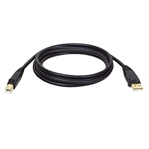 Tripp Lite USB 2.0 High-Speed Cable, Type-A to Type-B (M/M), 6-ft. (U022-006) 6 ft.