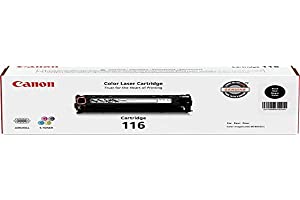 Canon Genuine Toner, Cartridge 116 Black (1980B001), 1 Pack, for Canon Color imageCLASS MF8050Cn, MF8080Cw Laser Printer (CNMCRTDG116BK)