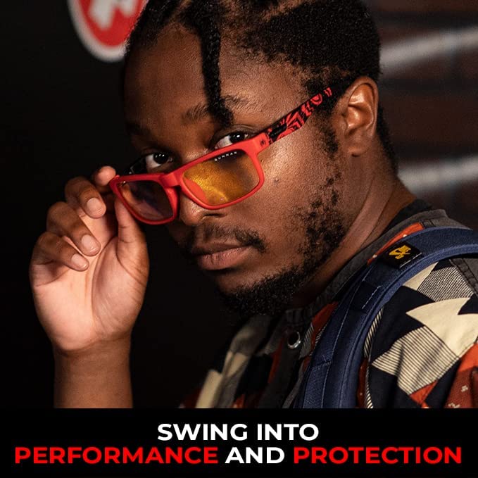 Gunnar optiks GUNNAR - Gaming Glasses - Blocks 65% Blue Light - Enigma Spider-man Amber Lens