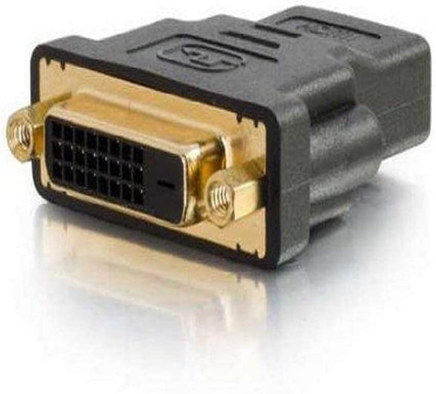 C2g/ cables to go C2G DVI to HDMI Cable, HDMI Adapter, Female to Female Adapter, Black, Cables to Go 18402 HDMI Female to DVI Female