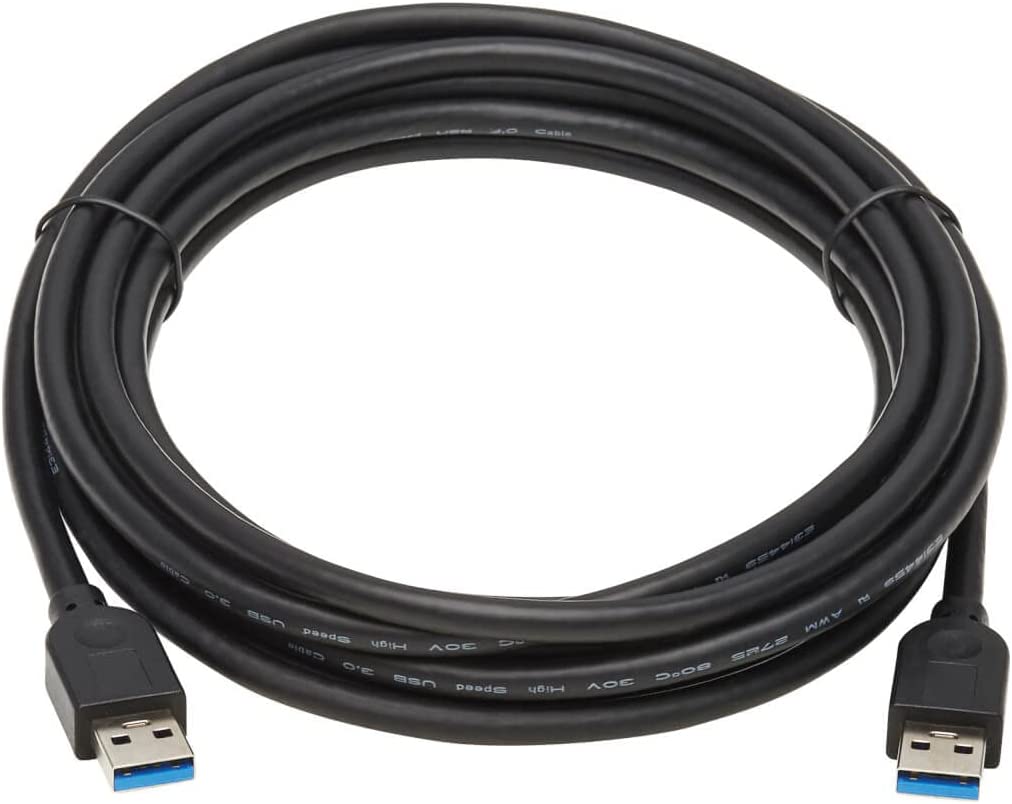 Tripp Lite USB-A Cable for Connecting Keystone & Panel Couplers, Up to 5 Gigabytes per Second, Not for Typical Data Transfer or Charging, 15 Feet / 4.6 Meters, Life Manufacturer's Warranty (U325-015) 15 Feet / 4.3 Meters