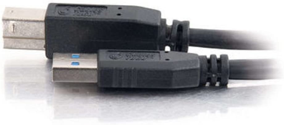 C2g/ cables to go C2G USB Cable, USB 3.0 Cable, USB A to B Cable, 6.56 Feet (2 Meters), Black, Cables to Go 54174 USB A Male to B Male 6.6 Feet