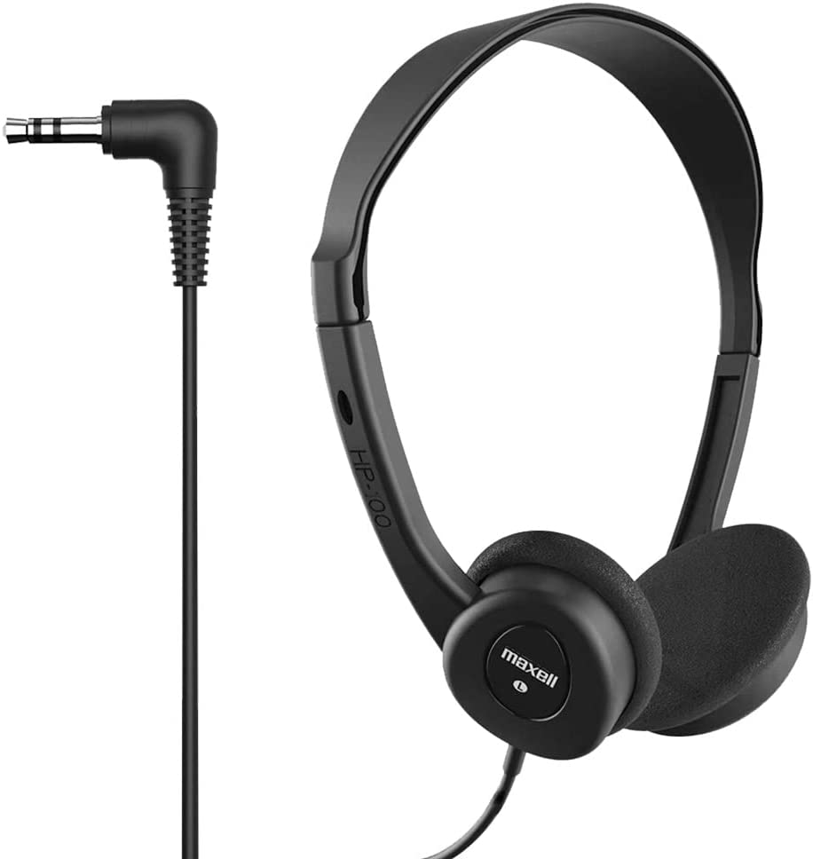 Maxell 190319 Stereo Headphone, Black (Packaging May Vary)