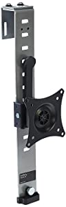 StarTech.com Cubicle Monitor Mount - Cubicle Wall Single Monitor Hanger - Up to 34' VESA Mount Display - Height Adjustable Ergonomic Office Cubicle Hanging Flat Panel Hook & Clamp Bracket,Silver Up to 34"