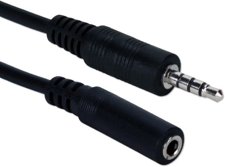 Tripp Lite 3.5mm Mini Stereo Audio Extension Cable for Speakers and Headphones (M/F), 25-ft.(P311-025) 25-feet