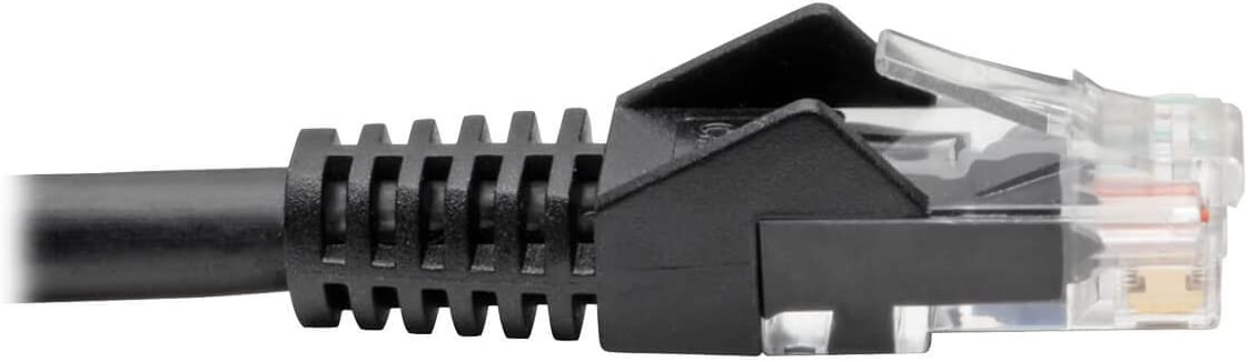 Tripp Lite Cat6 Gigabit Ethernet Snagless Molded Patch Cable 24 AWG 550MHz Premium UTP, Black, RJ45 M/M 35' (N201-035-BK) 35-ft. Black
