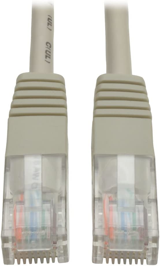 Tripp Lite Cat5e 350MHz Molded Patch Cable (RJ45 M/M) - Gray, 50-ft.(N002-050-GY) 50 feet Gray