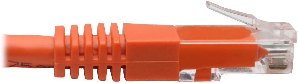 Tripp Lite N200-006-or Cat6 Cat5e Gigabit Molded Patch Cable RJ45 M/M 550MHz Orange 6' 6' 6 ft. Orange
