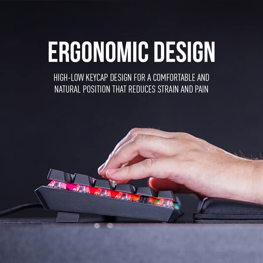 MSI Vigor GK50 Elite LL Mechanical Gaming Keyboard, Kailh Blue Switches, RGB Mystic Light VIGOR GK50 ELITE LL US