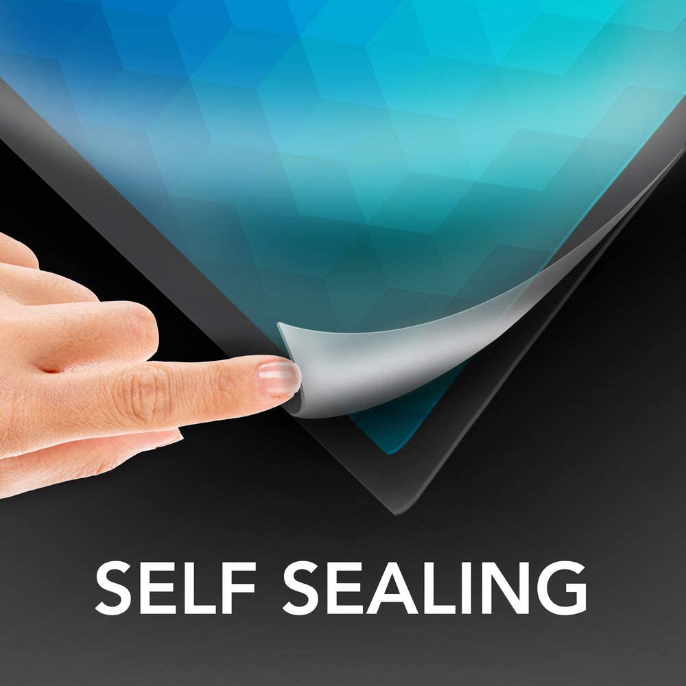 GBC Laminating Sheets, Self Adhesive Pouches, Letter Size, Glossy, 3 Mil, SelfSeal, 10 Pack (3747308) (02) Letter-Pack of 10