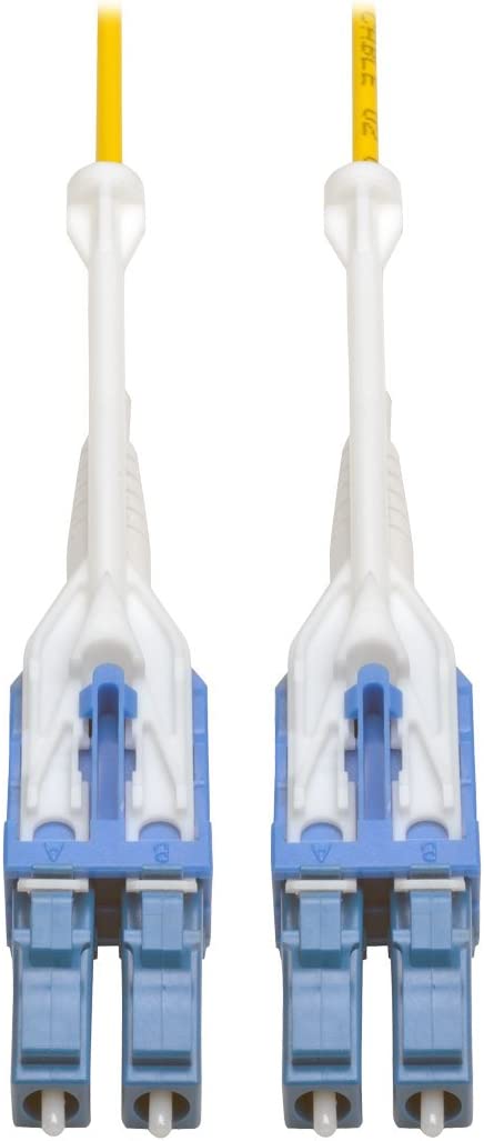 Tripp Lite N370-02M-T 2M Premium Duplex SMF Single Mode 8.3/125 Uniboot Micron Fiber Optic Patch Cable LC/LC, 6'