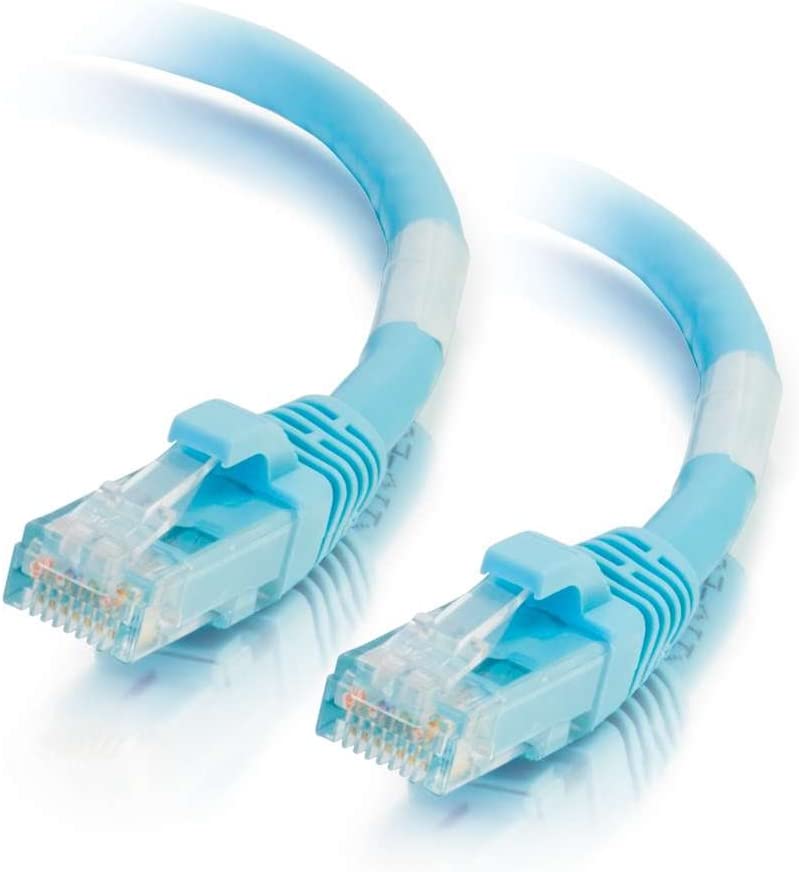 C2g/ cables to go C2G 00769 Cat6a Cable - Snagless Unshielded Ethernet Network Patch Cable, Aqua (15 Feet, 4.57 Meters) 15 Feet Aqua