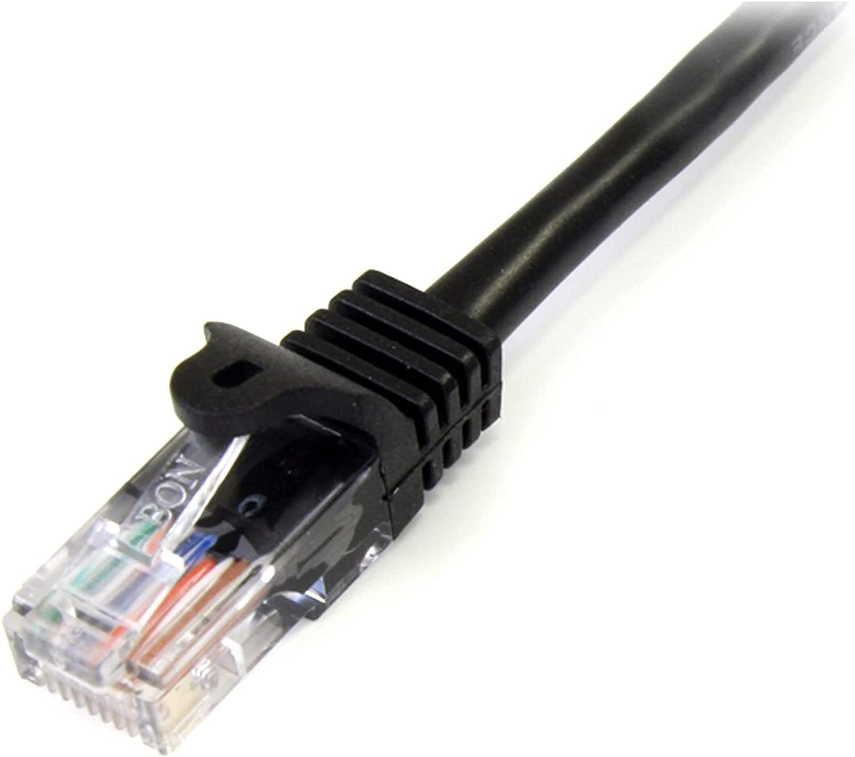 StarTech.com Cat5e Patch Cable with Snagless RJ45 Connectors - 10 ft - M/M - Black (45PATCH10BK) 10 ft / 3m Black