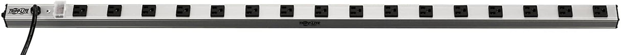 Tripp Lite 16 Outlet Surge Protector Power Strip, 15ft Long Cord, Metal, SS7415-15, Silver 16 Outlet Power Strip